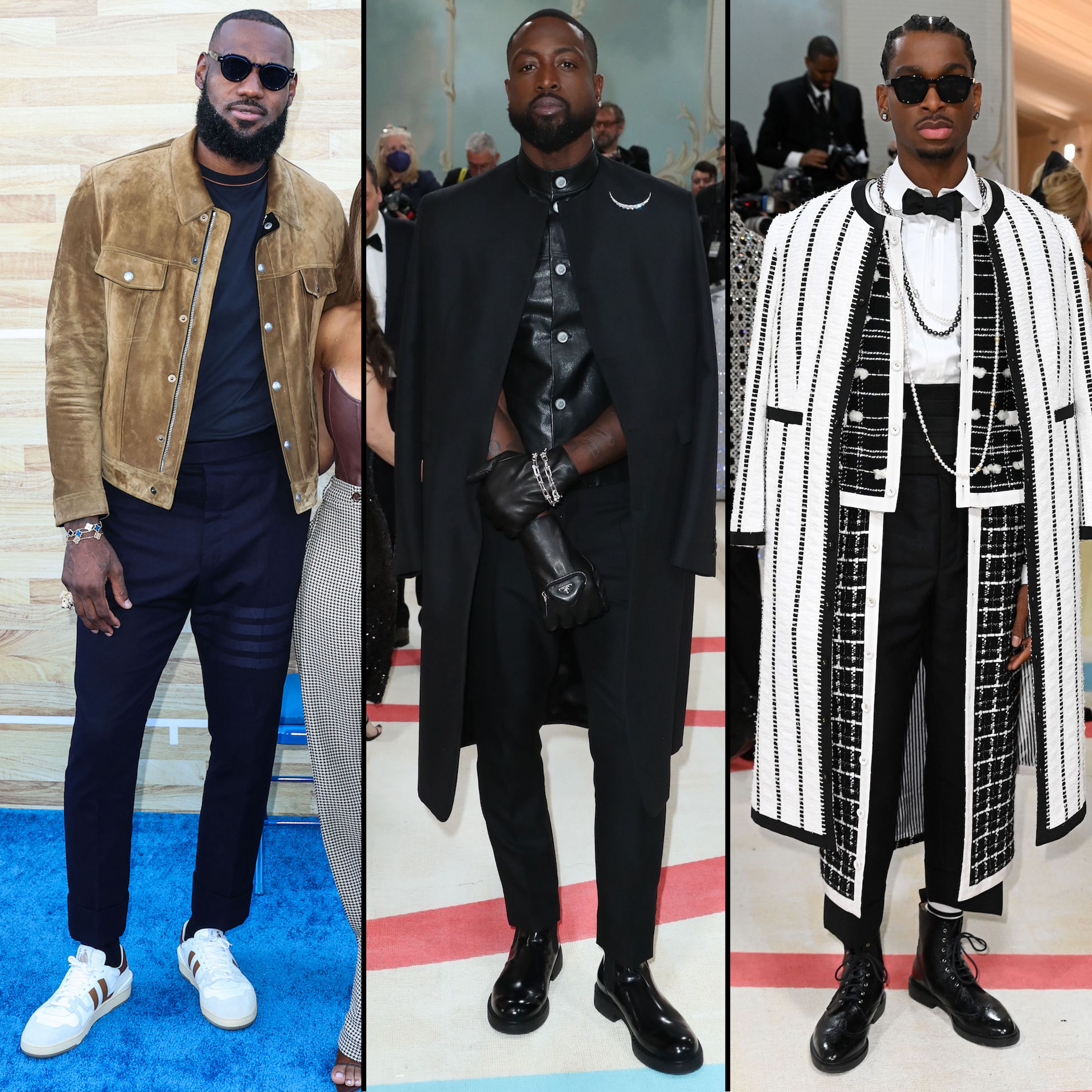 See the Best Dressed NBA Players: LeBron James, Dwyane Wade, More